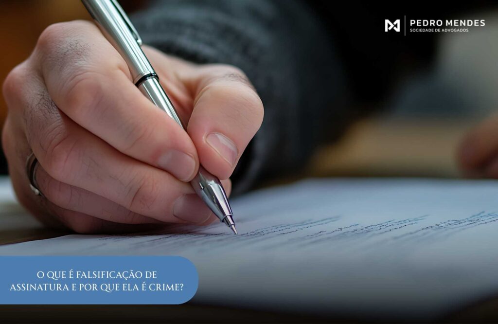 O que é falsificação de assinatura e por que ela é crime